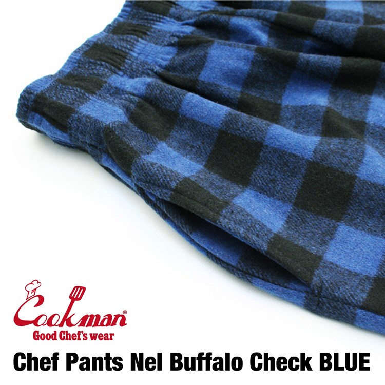 �����եѥ�� Chef Pants Nel Buffalo Check Blue