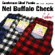 �����եѥ�� Chef Pants Nel Buffalo Check Blue