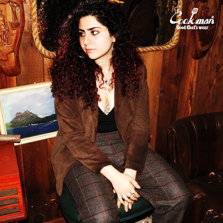 �����եѥ�� Chef Pants Wool Mix Check Gray