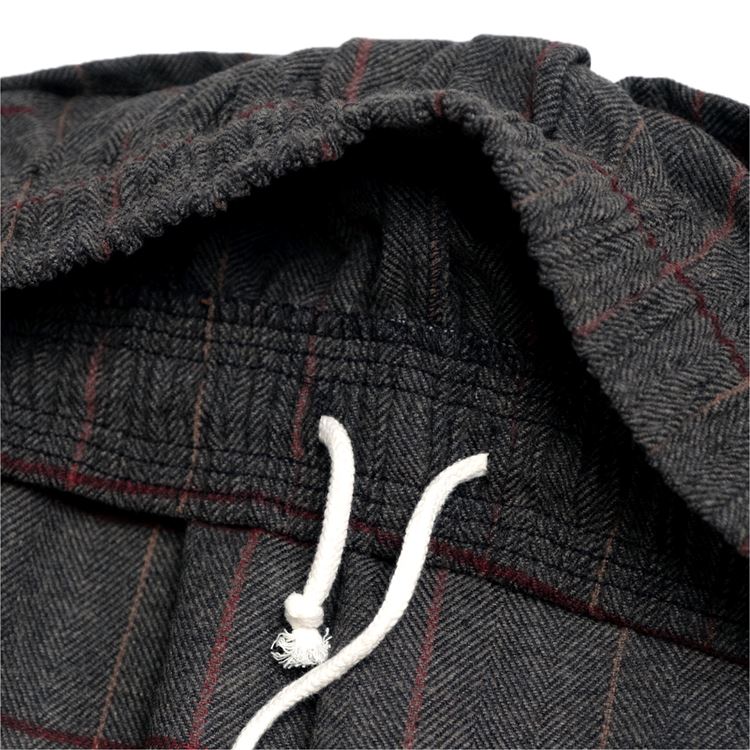 �����եѥ�� Chef Pants Wool Mix Check Gray