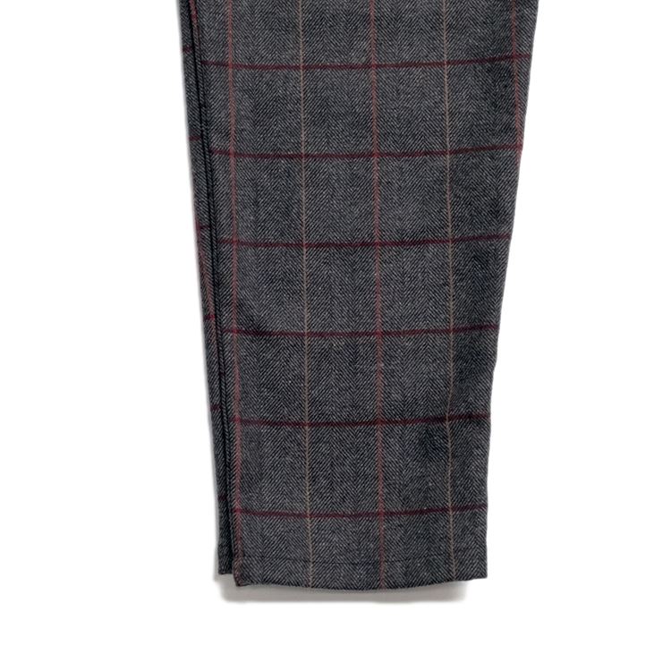 �����եѥ�� Chef Pants Wool Mix Check Gray