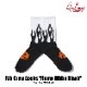 ���å��� Rib Crew Socks Flame White Black