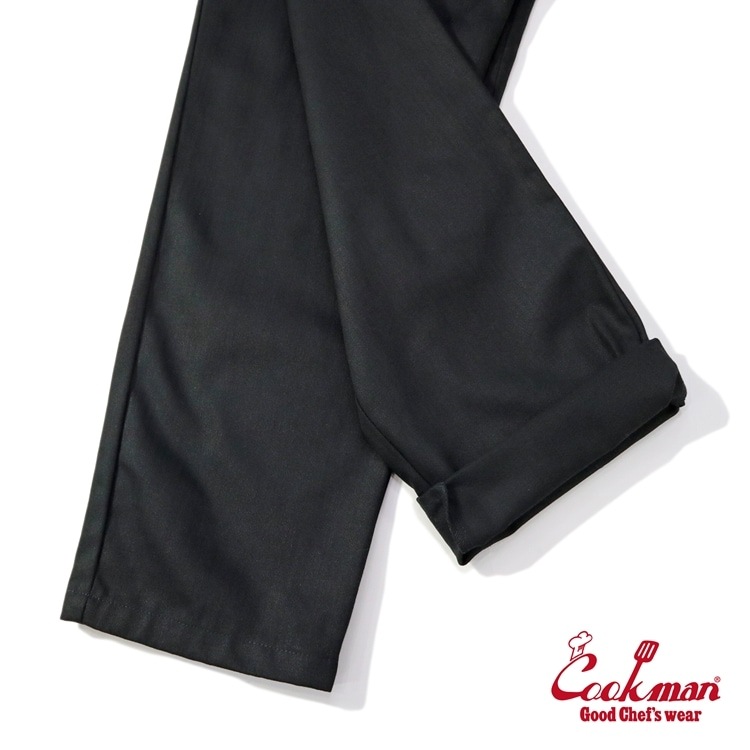եѥ Chef Pants Herringbone Black Plus Size