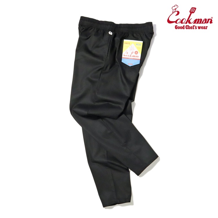 եѥ Chef Pants Herringbone Black Plus Size