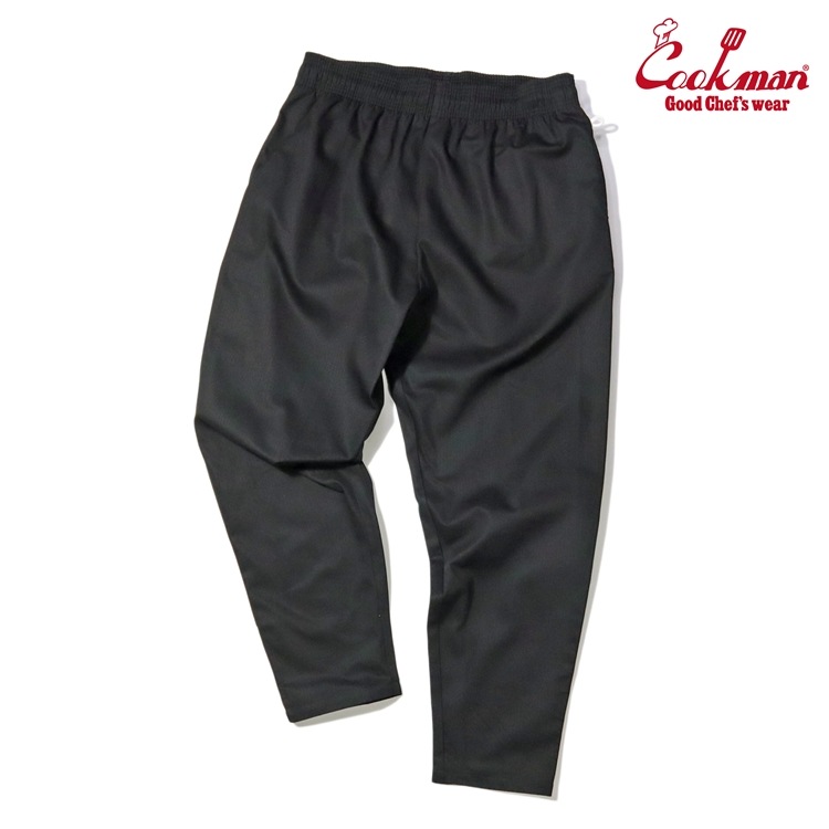 եѥ Chef Pants Herringbone Black Plus Size