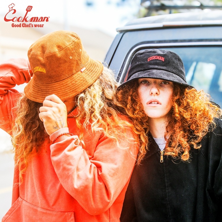 �Х��åȥϥå� Bucket Hat Corduroy Black