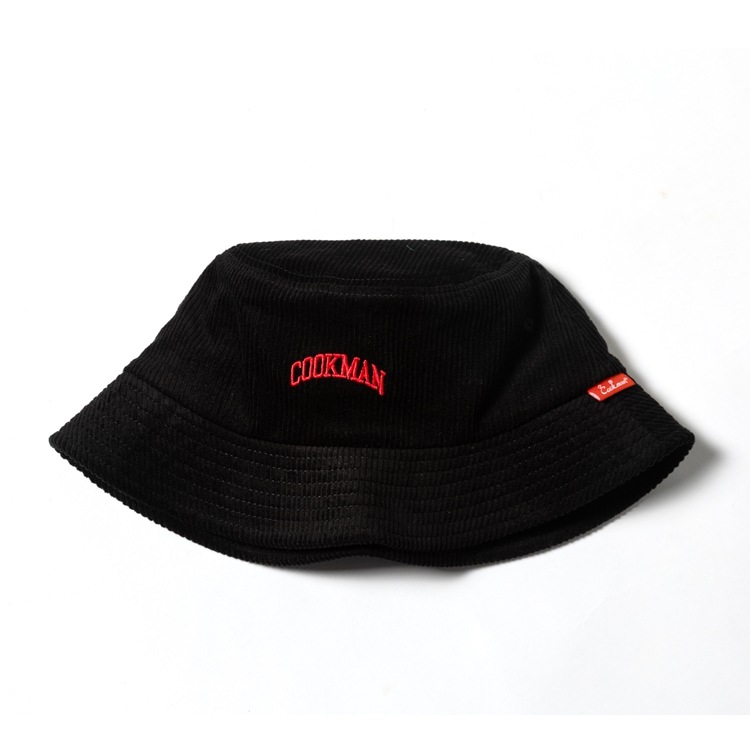 �Х��åȥϥå� Bucket Hat Corduroy Black