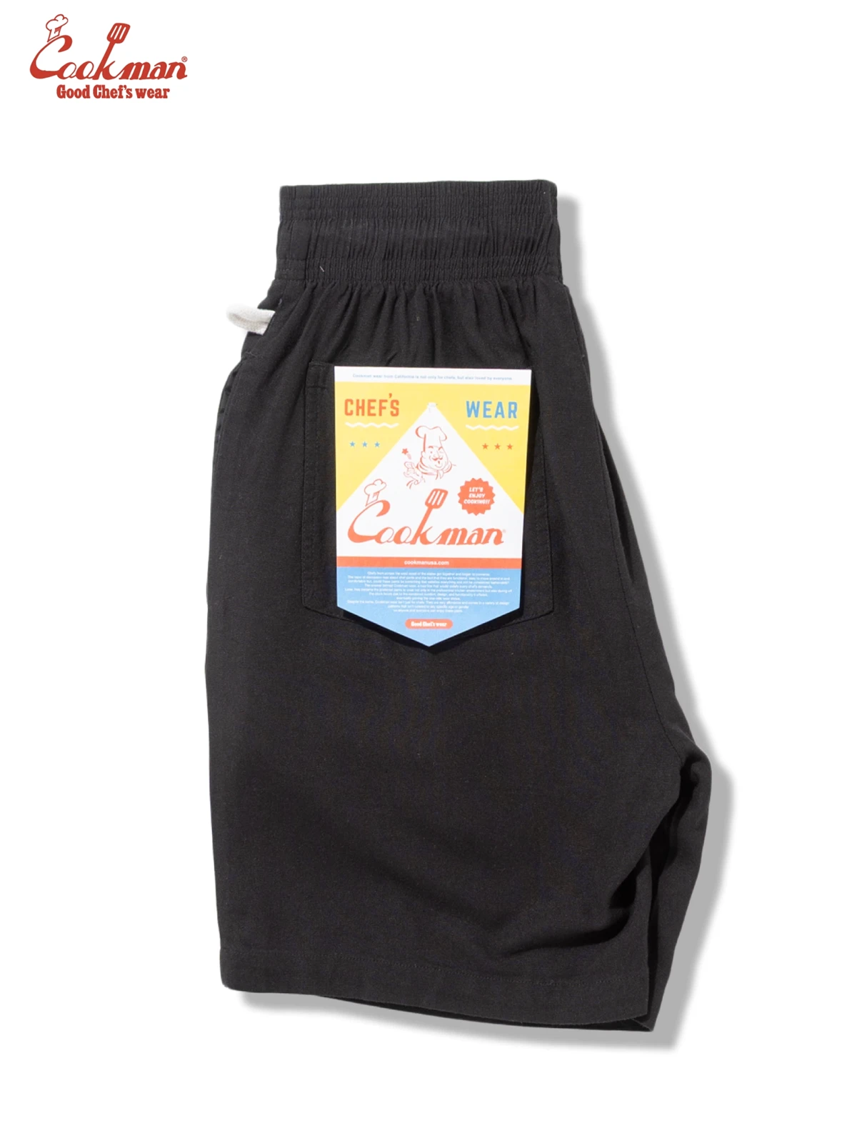 �����եѥ�� Chef Pants Short Linen Black