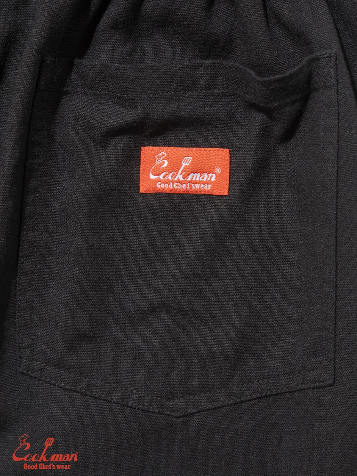 �����եѥ�� Chef Pants Short Linen Black