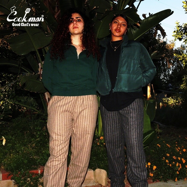 �����եѥ�� Chef Pants Wool Mix Stripe Gray