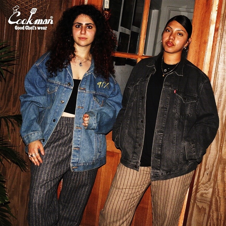 �����եѥ�� Chef Pants Wool Mix Stripe Gray