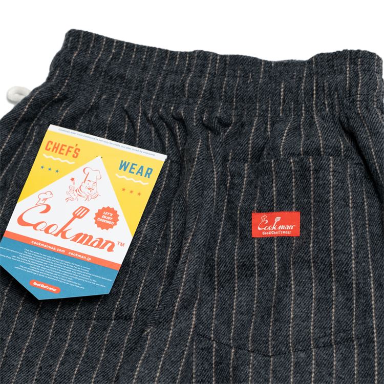 �����եѥ�� Chef Pants Wool Mix Stripe Gray