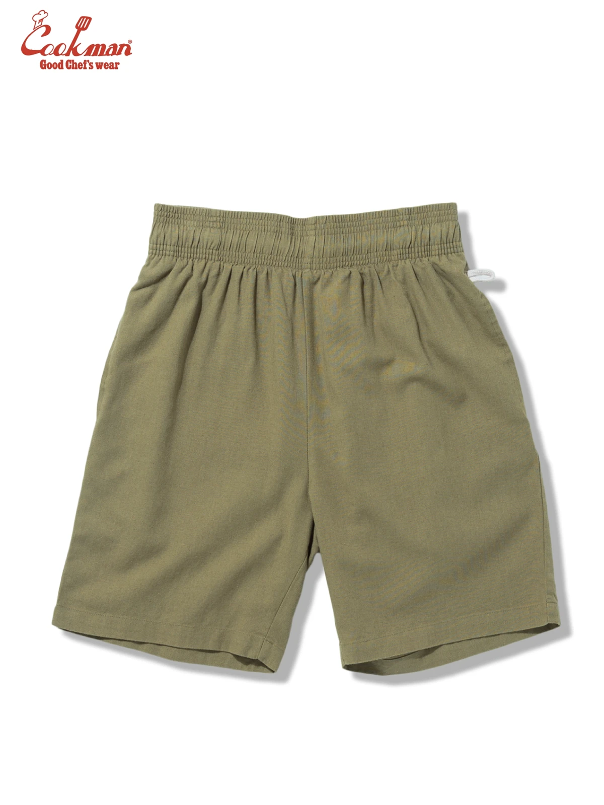 �����եѥ�� Chef Pants Short Linen Olive