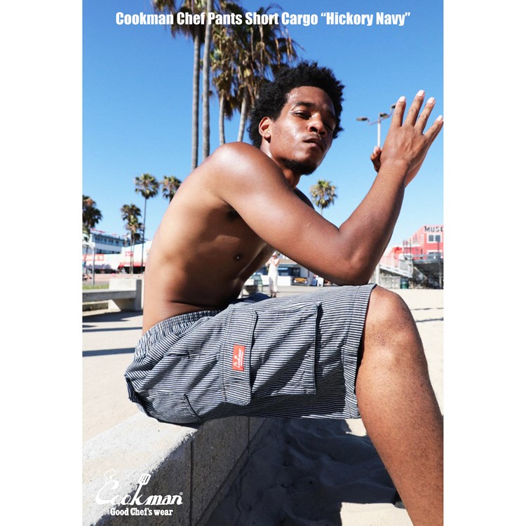 �����եѥ�� Chef Pants Short Cargo Hickory Navy