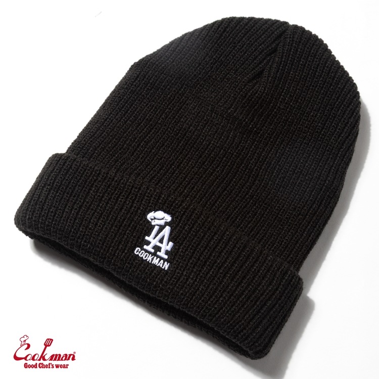 �ӡ��ˡ� Beanie Chef Hat LA Black