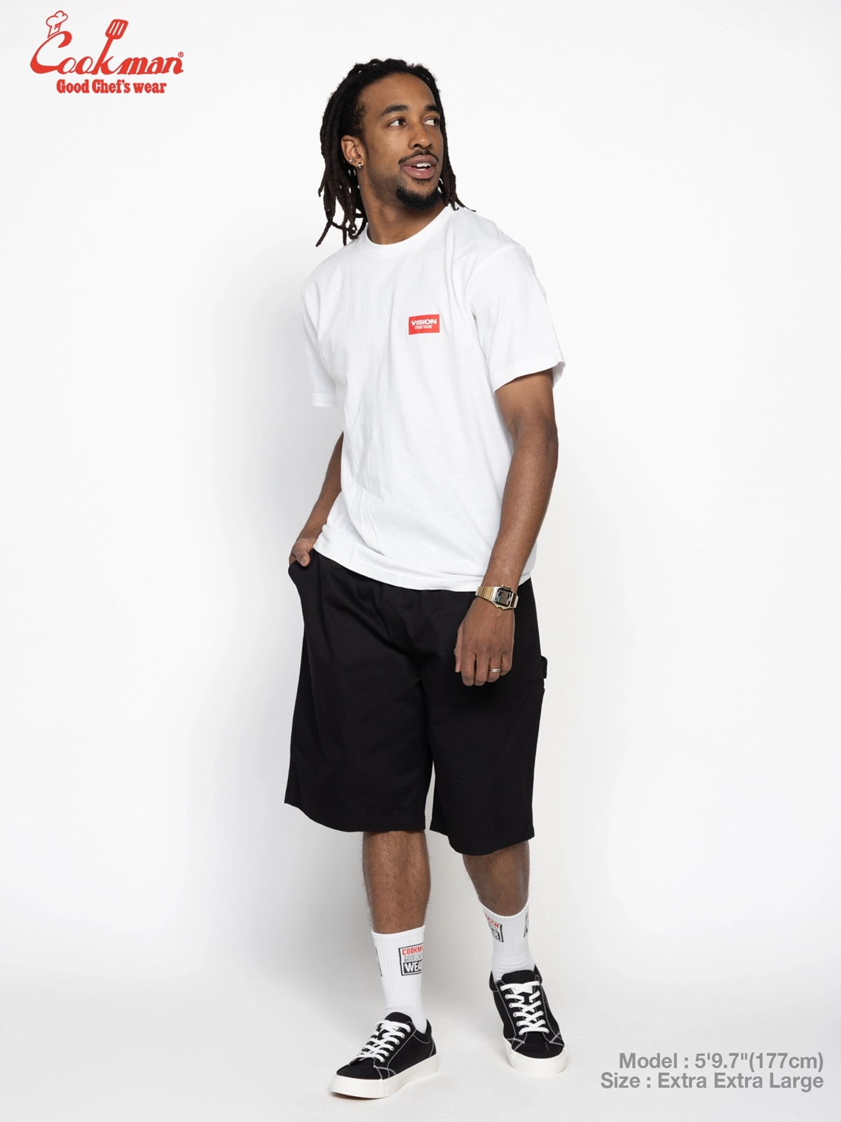 �����ڥ󥿡��ѥ�� Carpenter's Pants Short Heavy twill Black