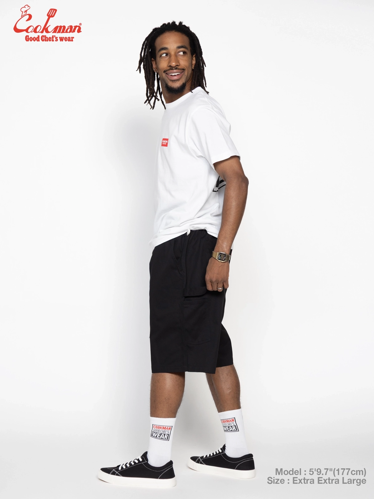 �����ڥ󥿡��ѥ�� Carpenter's Pants Short Heavy twill Black