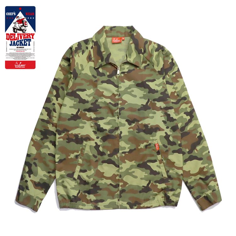 ǥХ꡼㥱å Delivery Jacket Ripstop Woodland Camo Green