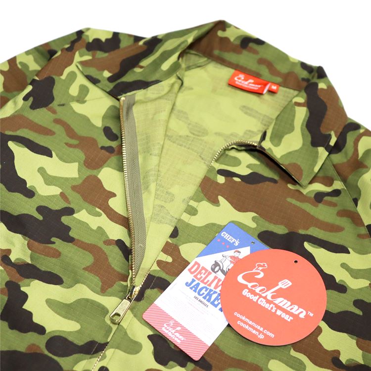 ǥХ꡼㥱å Delivery Jacket Ripstop Woodland Camo Green