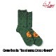 å Crew Socks Bandanna Cross Green