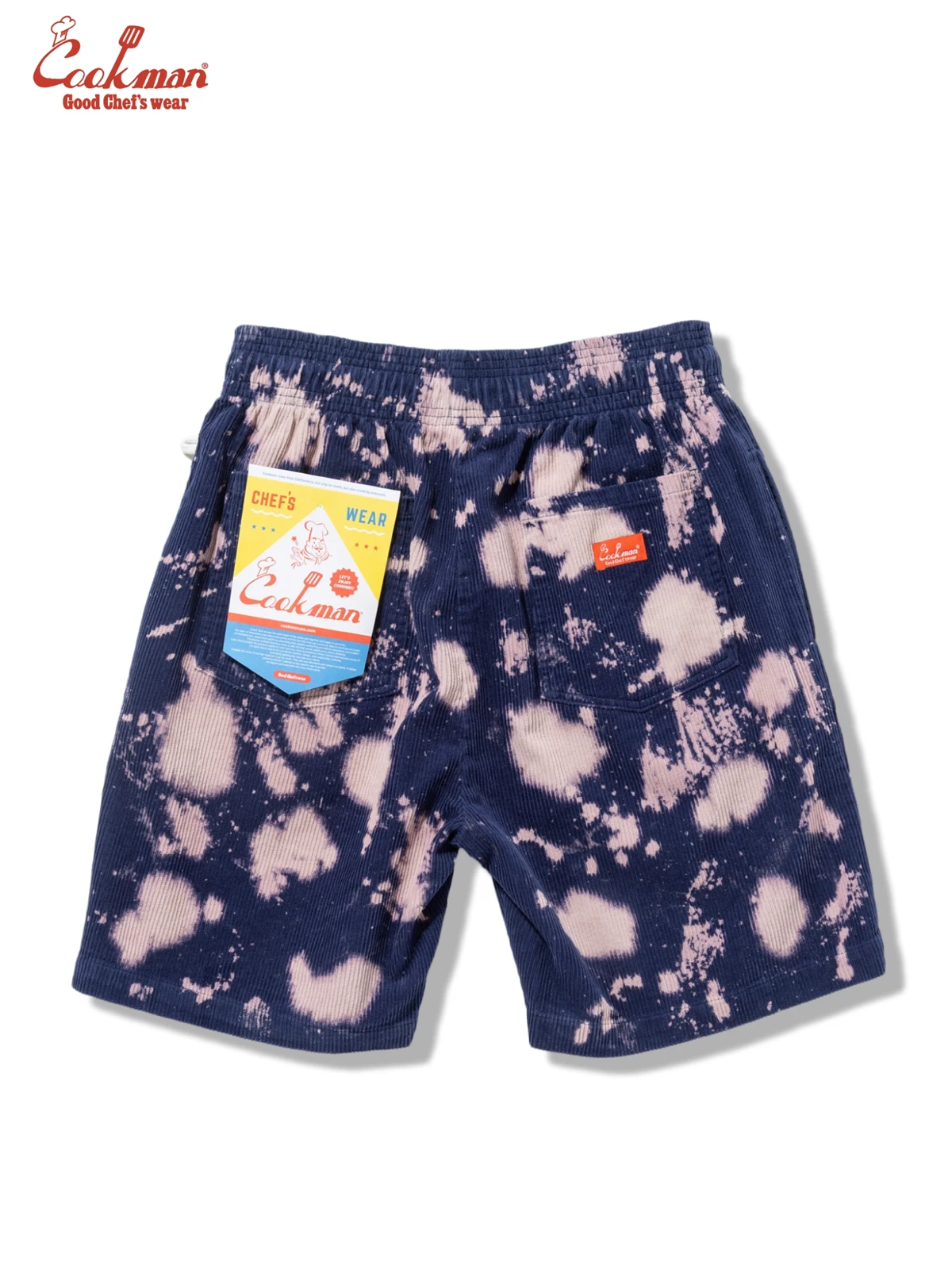 �����եѥ�� Chef Pants Short Corduroy Bleach Navy