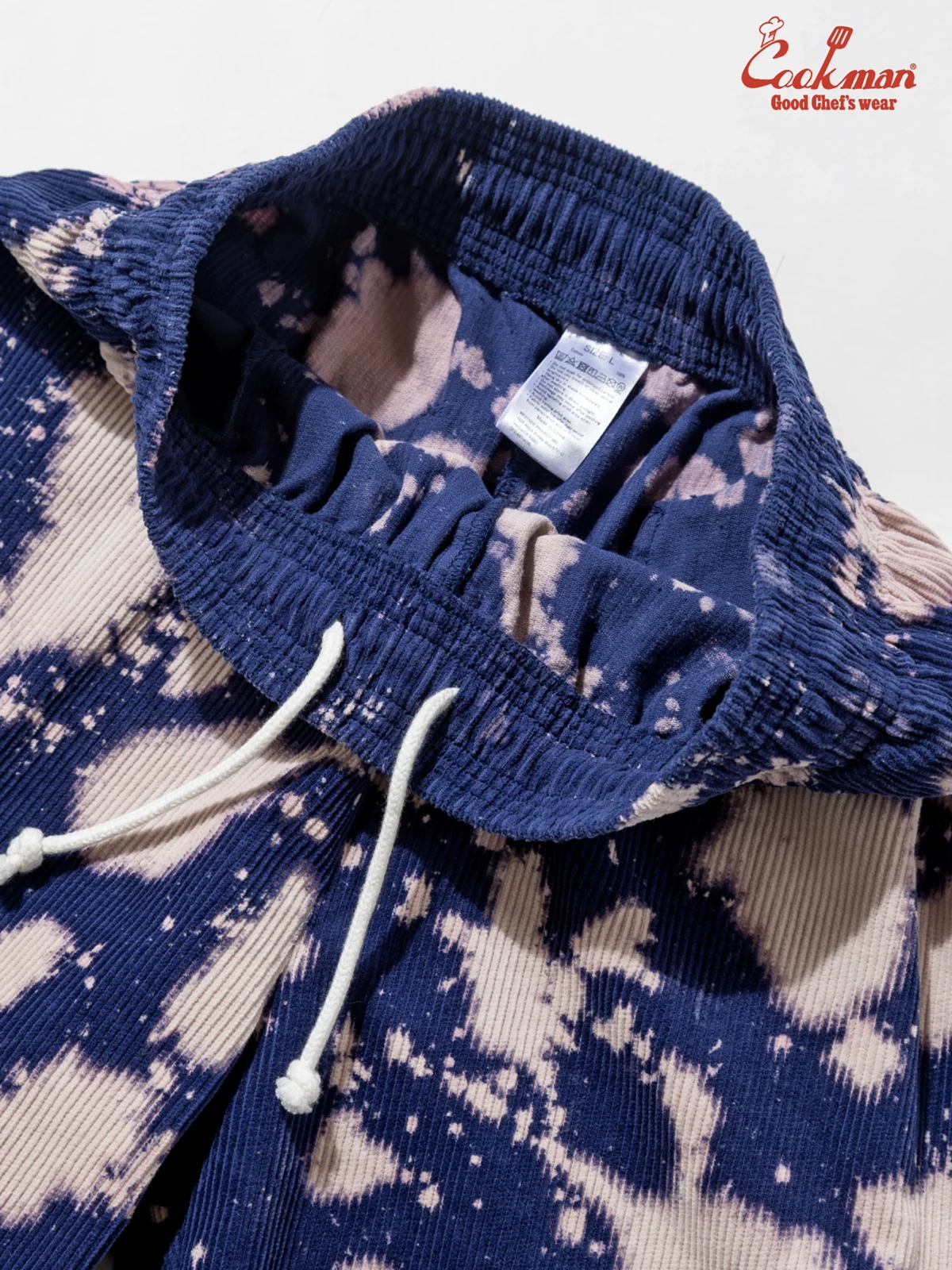 �����եѥ�� Chef Pants Short Corduroy Bleach Navy