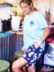 �����եѥ�� Chef Pants Short Corduroy Bleach Navy
