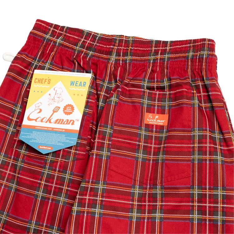 �����եѥ�� Chef Pants Short Tartan Red
