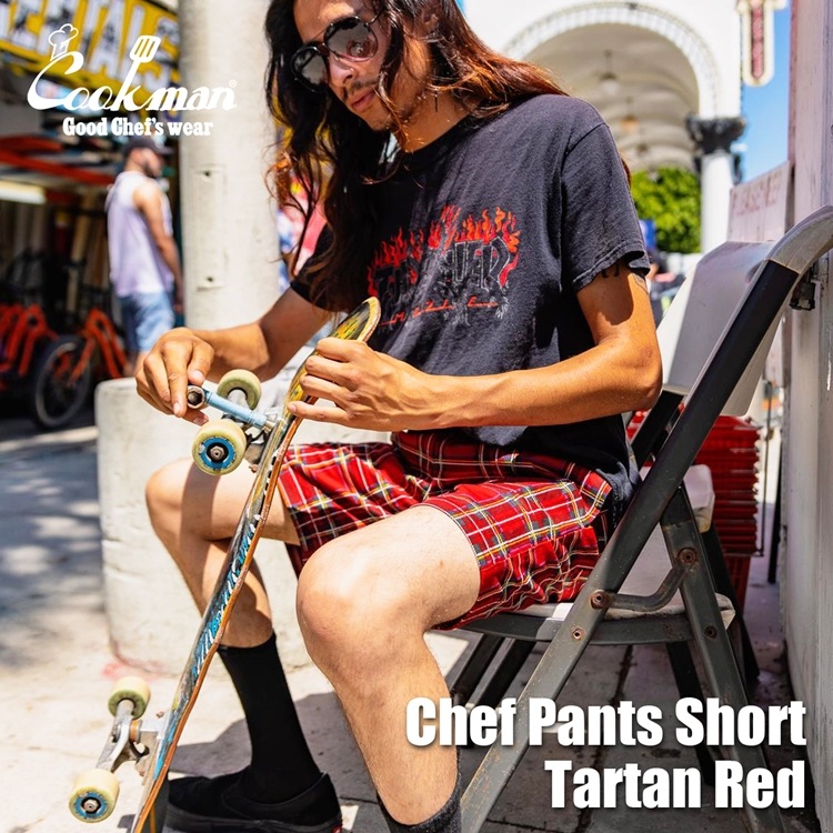 �����եѥ�� Chef Pants Short Tartan Red