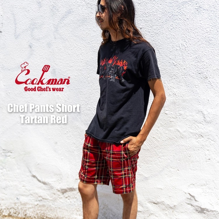 �����եѥ�� Chef Pants Short Tartan Red