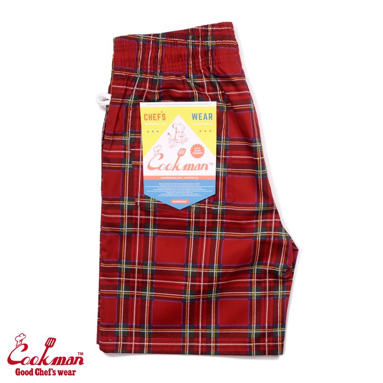 �����եѥ�� Chef Pants Short Tartan Red