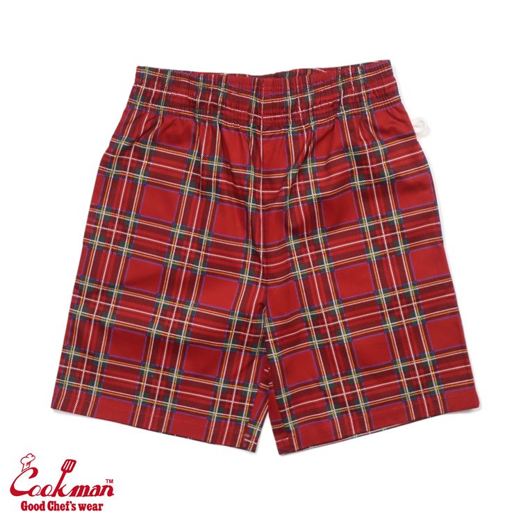 �����եѥ�� Chef Pants Short Tartan Red