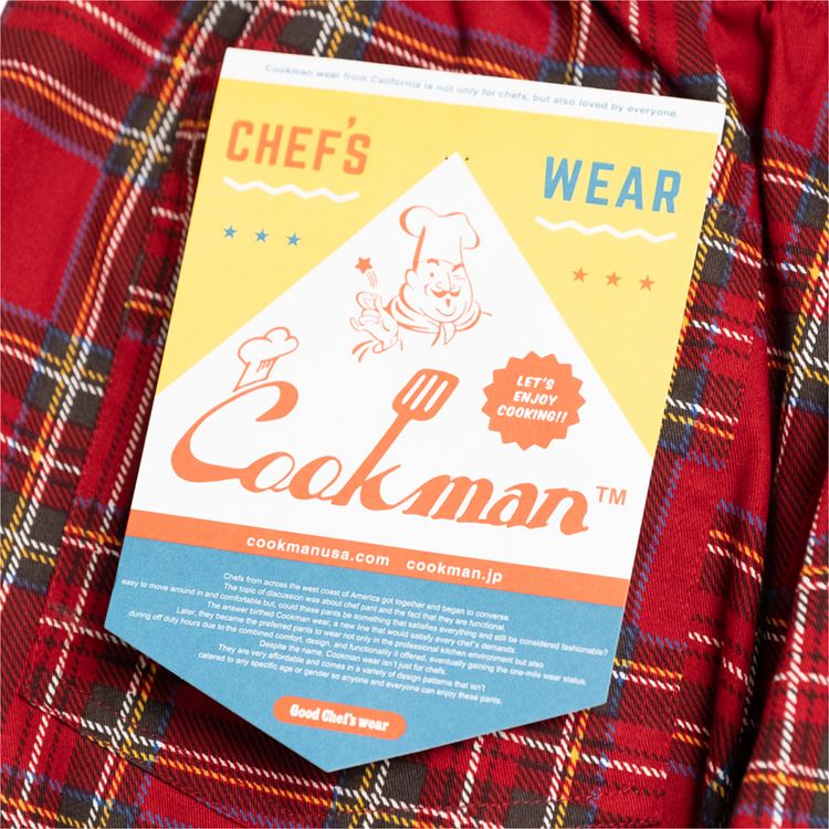 �����եѥ�� Chef Pants Short Tartan Red