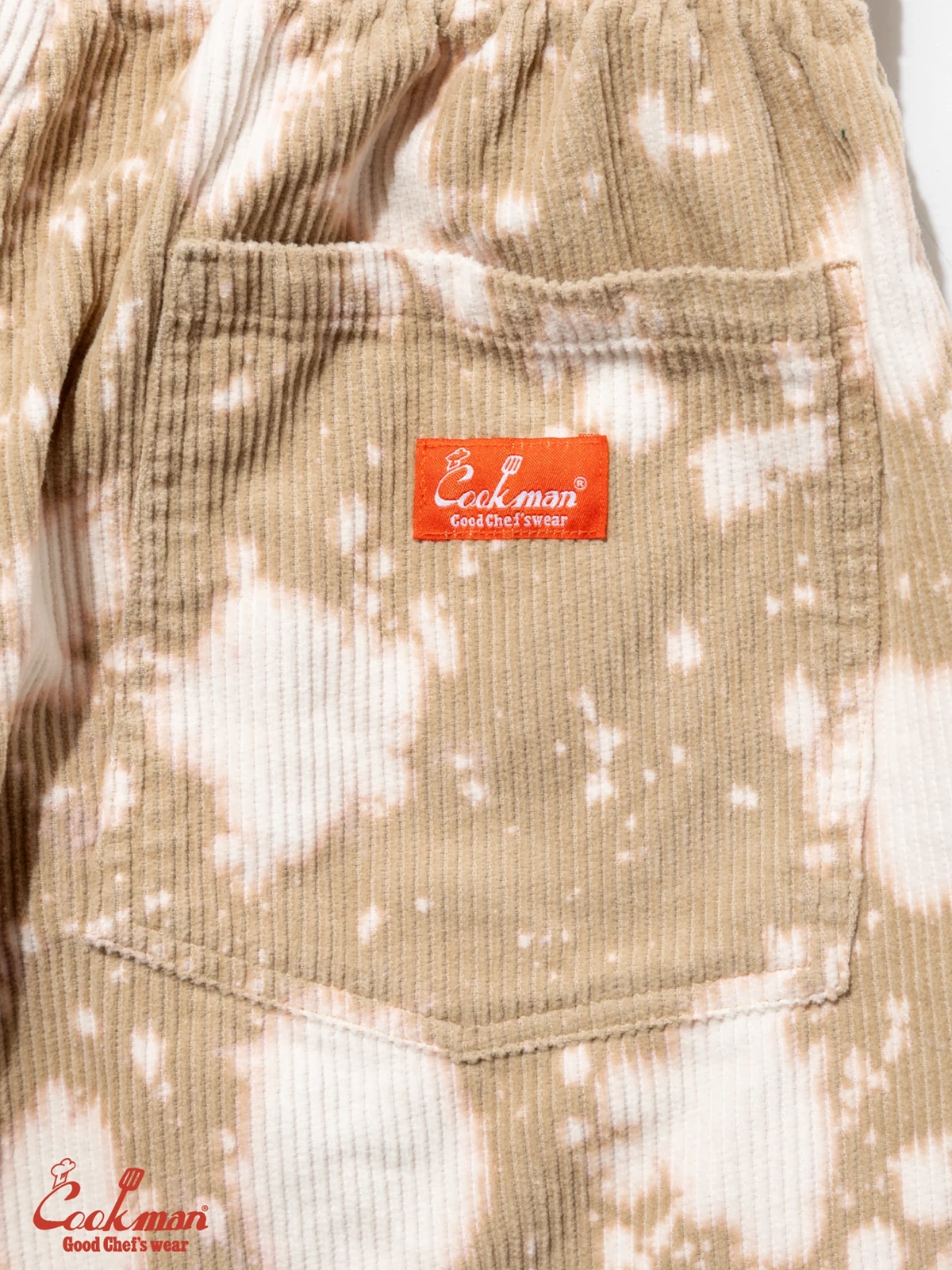 �����եѥ�� Chef Pants Short Corduroy Bleach Beige