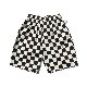 եѥ Chef Pants Short Checker Black