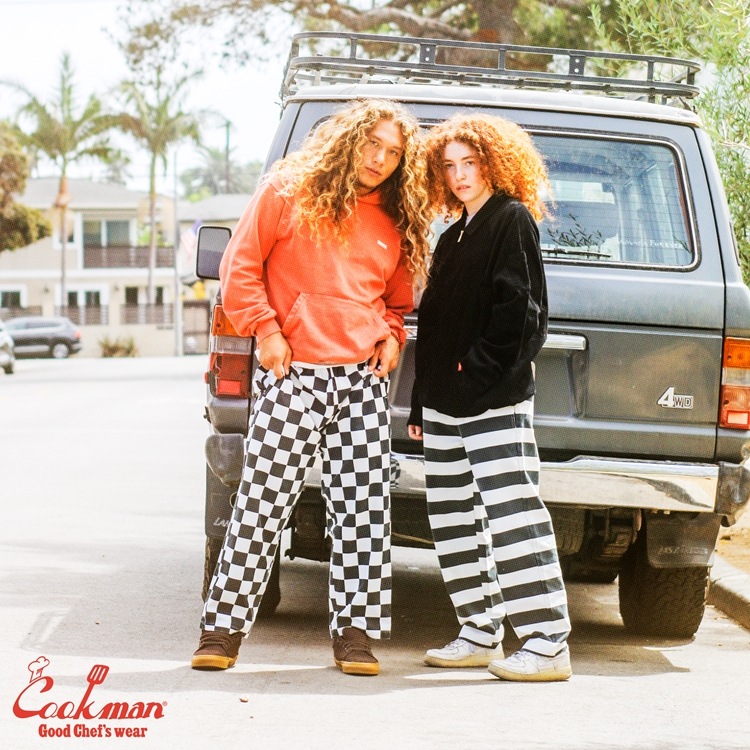 �����եѥ�� Chef Pants Semiwide11oz Washed Duck Canvas Border