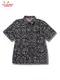 �������� Work Shirts Short Sleeve Light Paisley Black