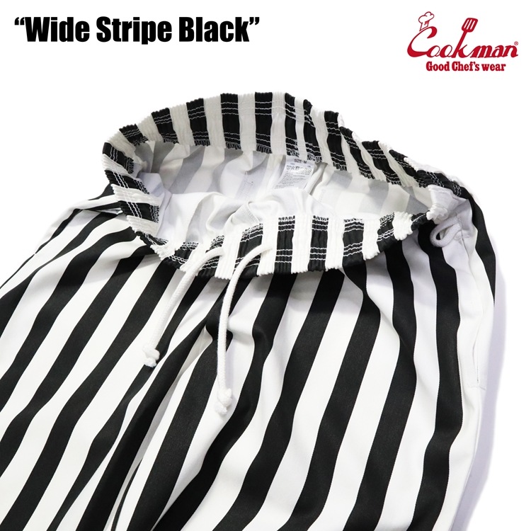 �����եѥ�� Chef Pants Wide Stripe Black