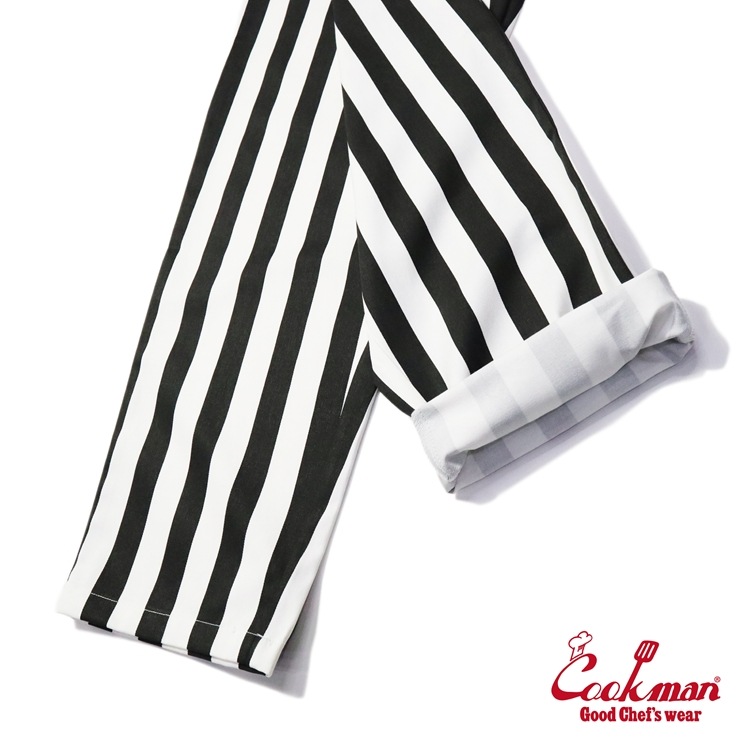 �����եѥ�� Chef Pants Wide Stripe Black