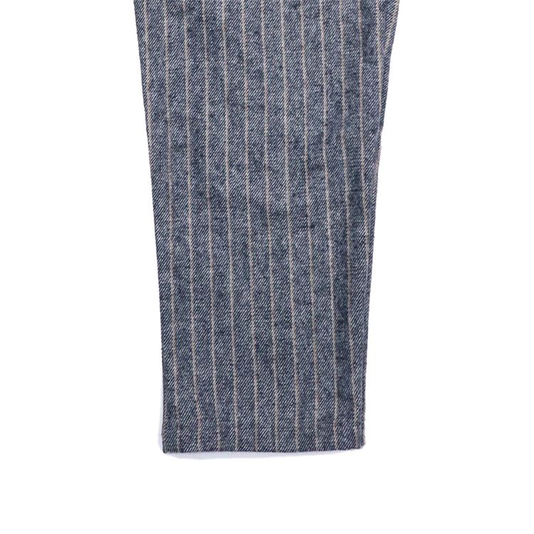 �����եѥ�� Chef Pants Wool Mix Stripe Light Gray