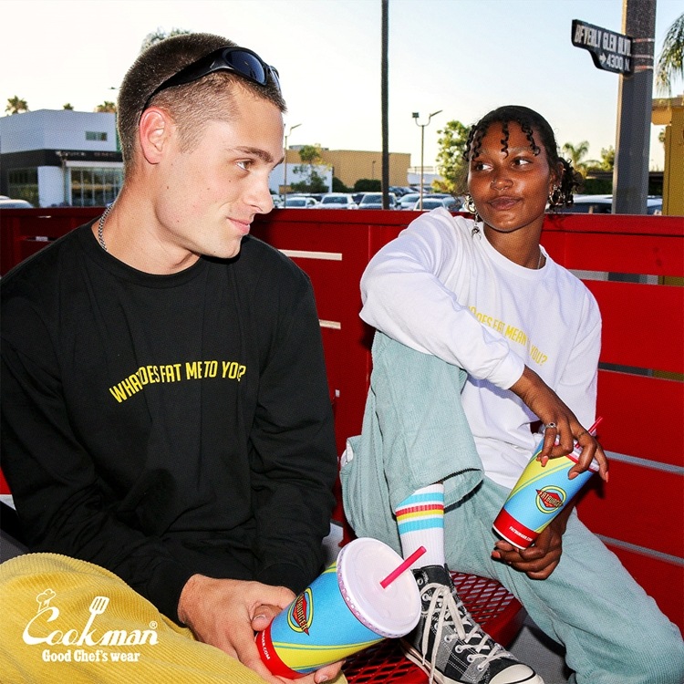 եѥ Chef Pants Semiwide Corduroy FAT Blue