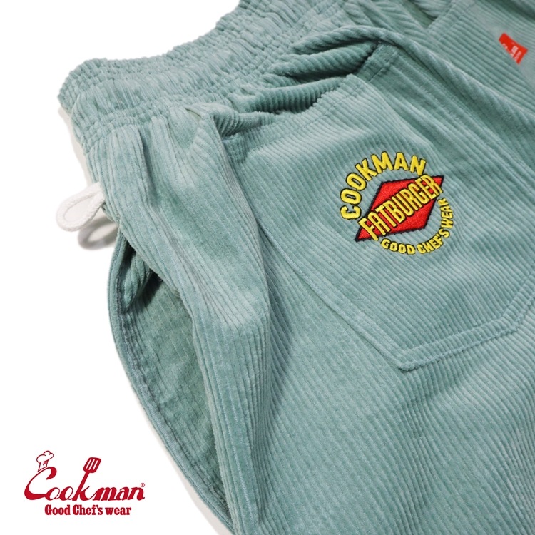 եѥ Chef Pants Semiwide Corduroy FAT Blue