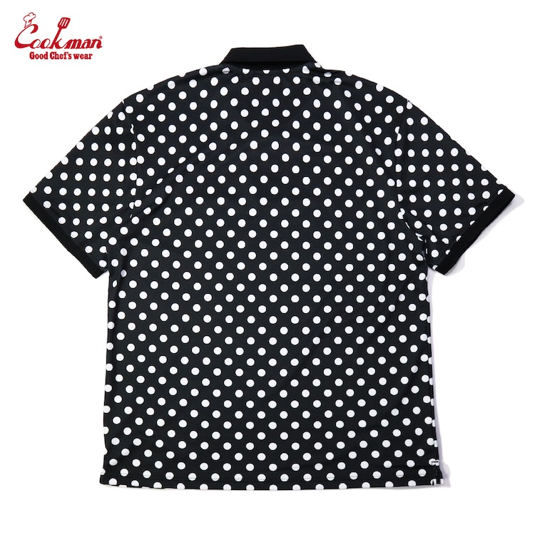 �ݥ������ Polo Shirts Dots Black