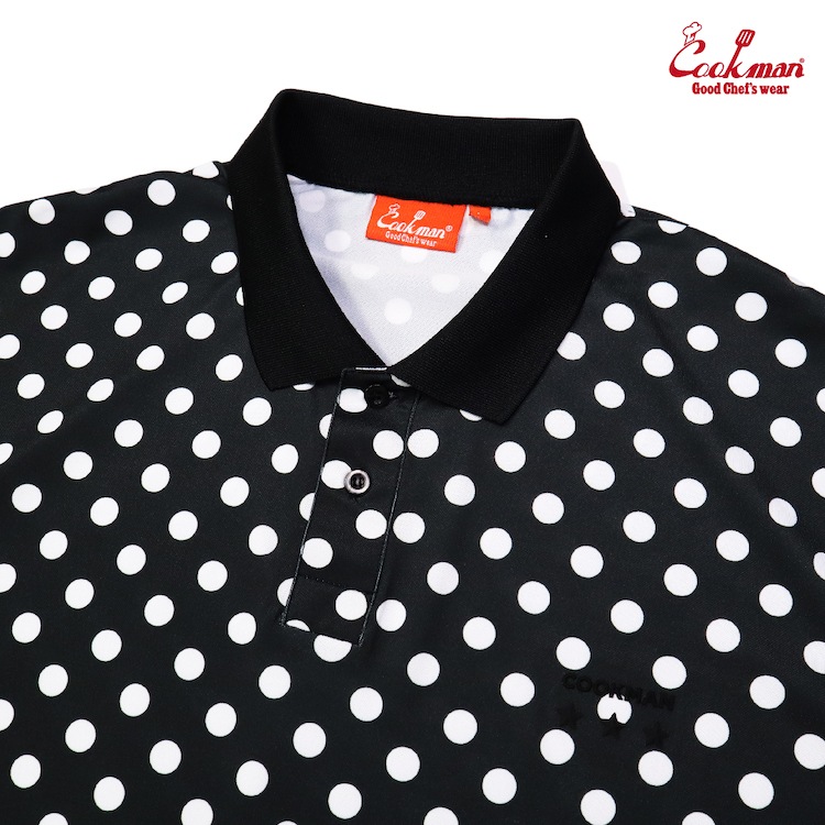 �ݥ������ Polo Shirts Dots Black