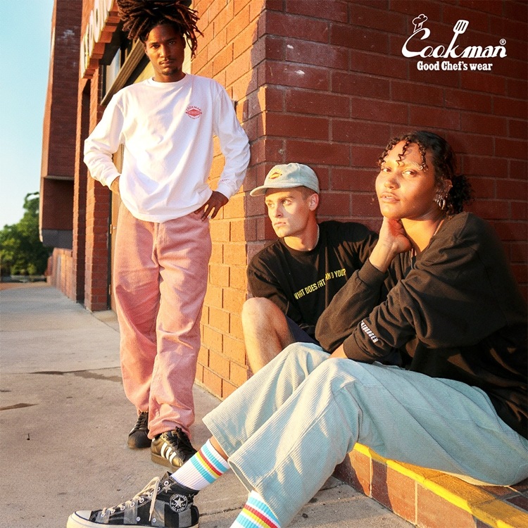 �����եѥ�� Chef Pants Semiwide Corduroy FAT Pink