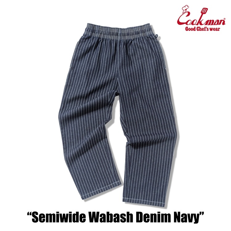 �����եѥ�� Chef Pants Semiwide Wabash Denim Navy