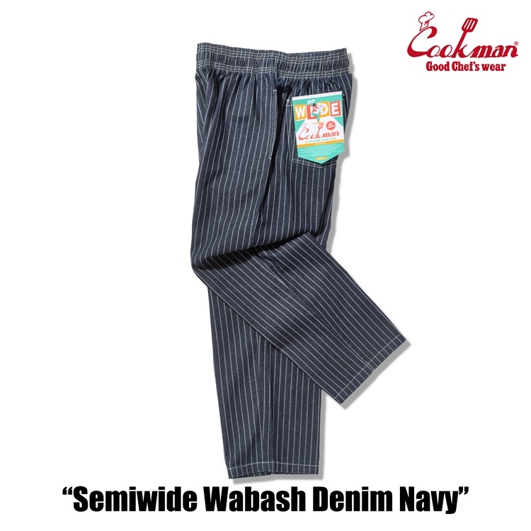 �����եѥ�� Chef Pants Semiwide Wabash Denim Navy