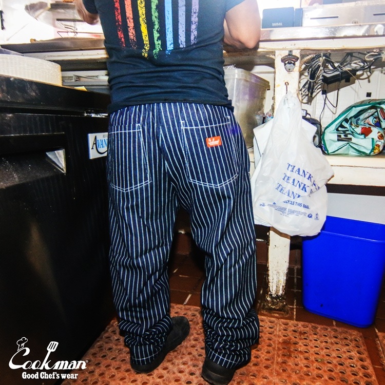 �����եѥ�� Chef Pants Semiwide Wabash Denim Navy
