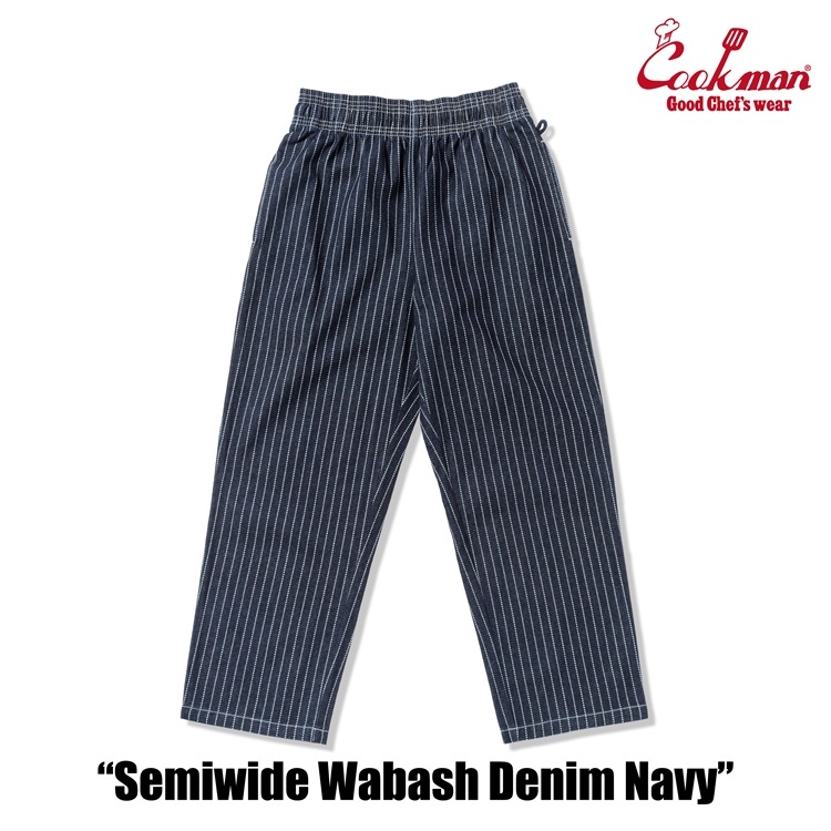 �����եѥ�� Chef Pants Semiwide Wabash Denim Navy