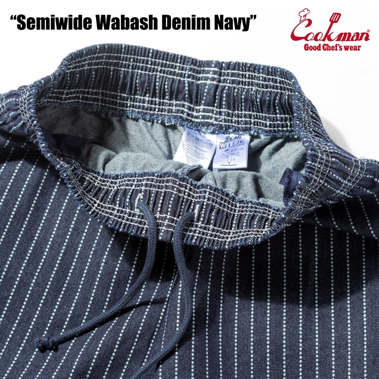 �����եѥ�� Chef Pants Semiwide Wabash Denim Navy